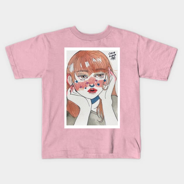 cacaboom girl Kids T-Shirt by cacaboom810111